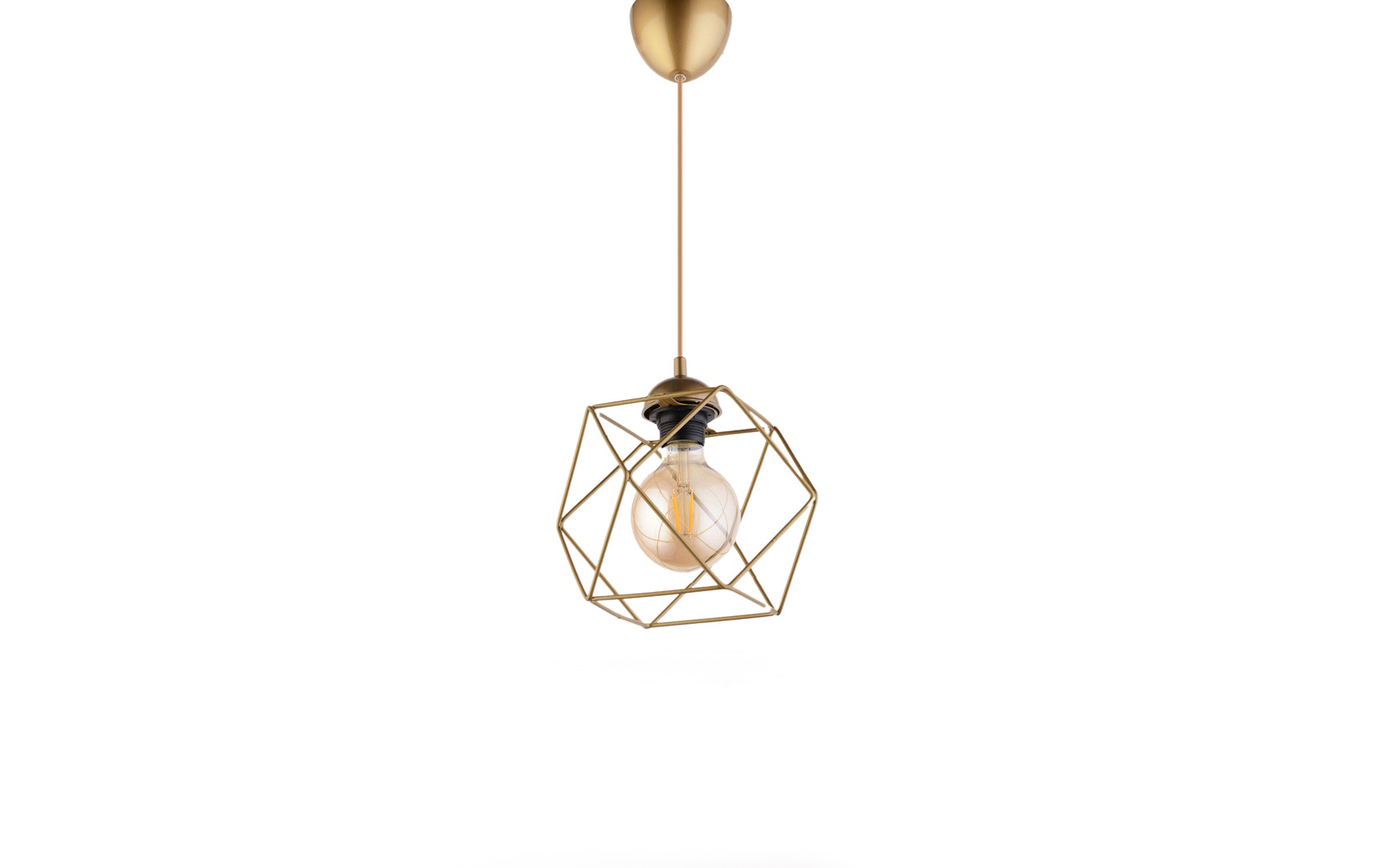 Bulb type: 1xE27/max 40W Ceiling lamp 06714, golden  1
